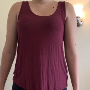 Maroon American Eagle tank top